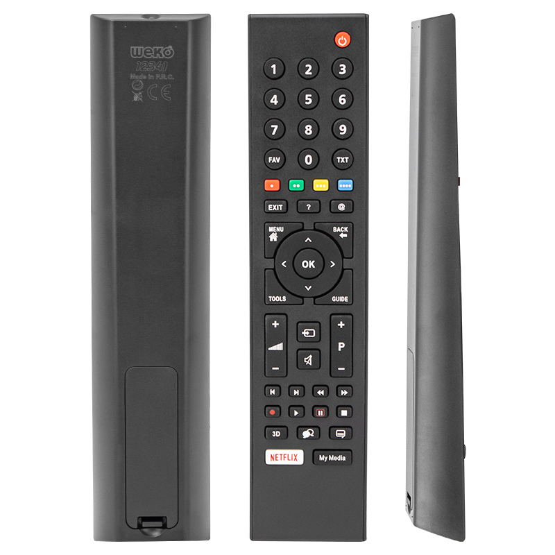 ARÇELİK-BEKO NETFLIX-MY MEDIA TUŞLU LCD LED TV GENİŞ KALIP KUMANDA (5271)