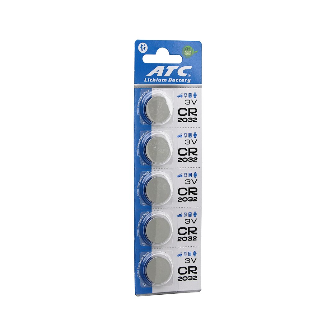 ATC LİTHİUM BATTERY CR-2032 PARA PİL LİTYUM 3V 5Lİ KART (5271)