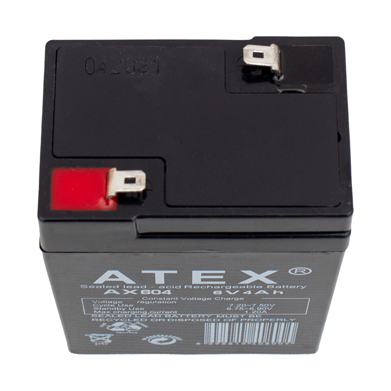 ATEX AX-604 AKÜ 6 VOLT - 4 AMPER IŞILDAK AKÜSÜ (70 X 48 X 101 MM) (5271) ATEX AX-604 AKÜ 6 VOLT - 4 AMPER IŞILDAK AKÜSÜ (70 X 48 X 101 MM) (5271)
