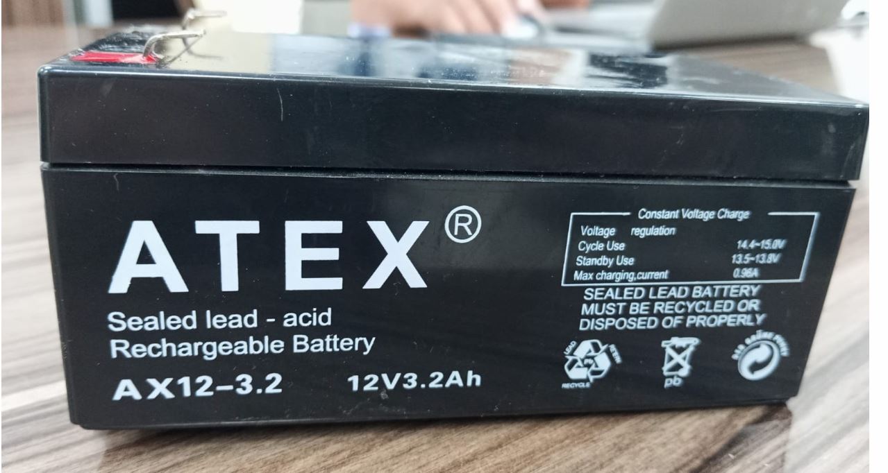 ATEX AX12-3.2 12 VOLT - 3.2 AMPER AKÜ (13.4X6.7X6.1CM) (5271)