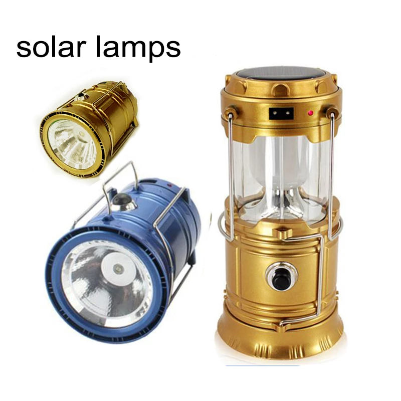 Avcı Feneri Kamp Lambası Şarjlı USB Girişi Solar (5271)