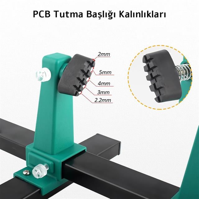 Ayarlanabilir PCB Levha Board Tutucu Havya Tamir Standı (5271) Ayarlanabilir PCB Levha Board Tutucu Havya Tamir Standı (5271)