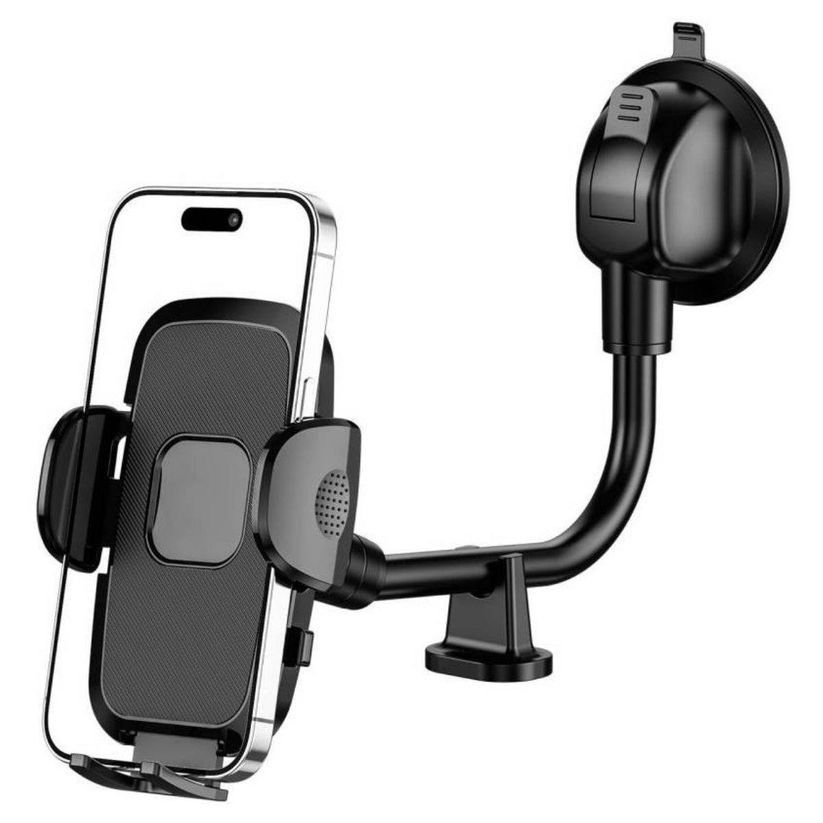 Ayarlanabilir Vakum Kilitli Cam Ve Torpidoya Takılabilen Telefon Tutucu (5271)