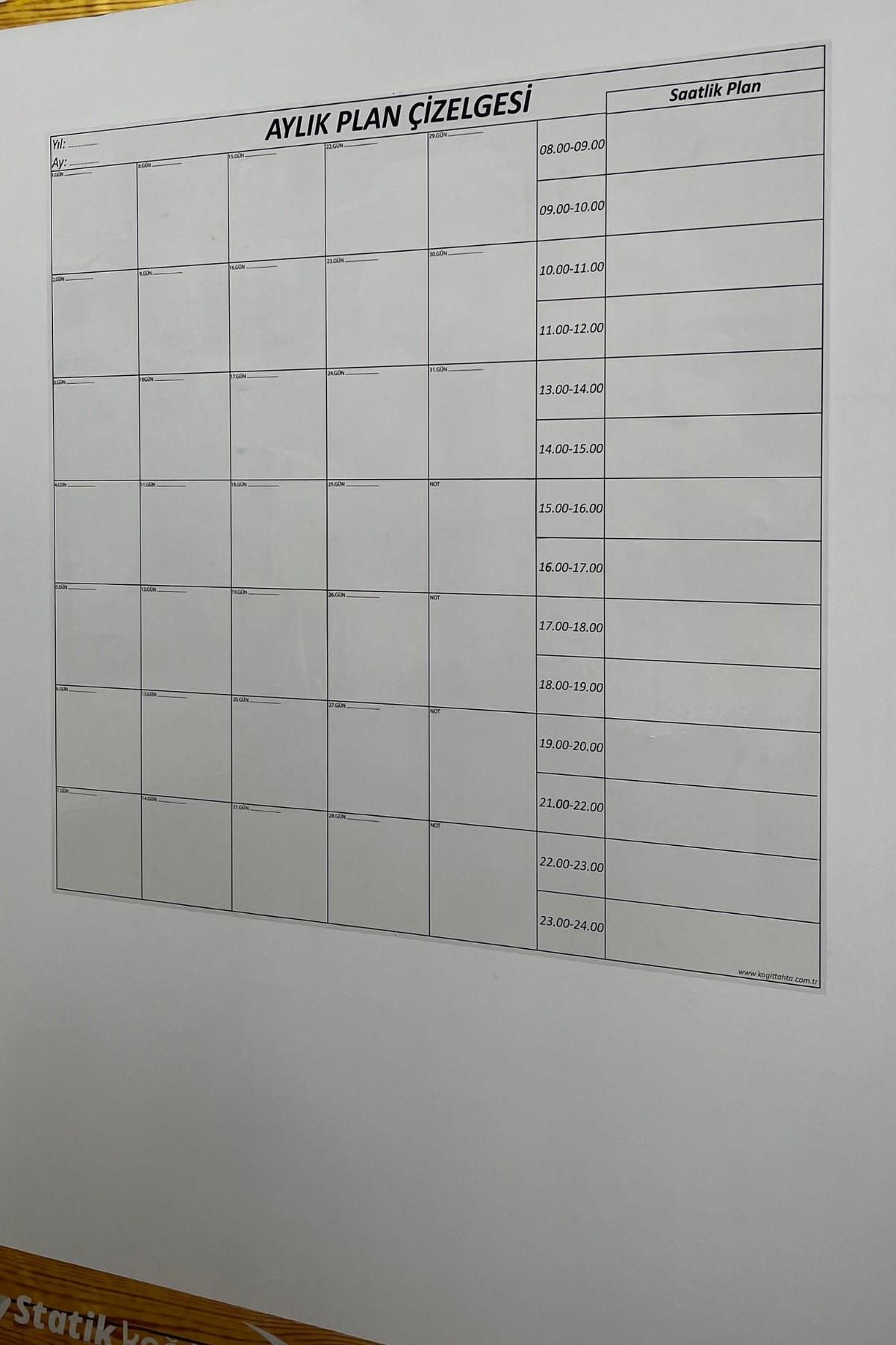 Aylık Planlayıcı Manyetik Duvar Stickerı Takvim Plan Çizelgesi (5271) Aylık Planlayıcı Manyetik Duvar Stickerı Takvim Plan Çizelgesi (5271)