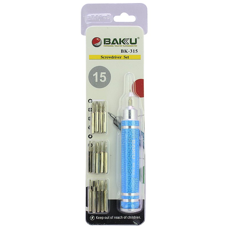 BAKU BK-315 TORNAVİDA SETİ 15 UÇLU (5271)