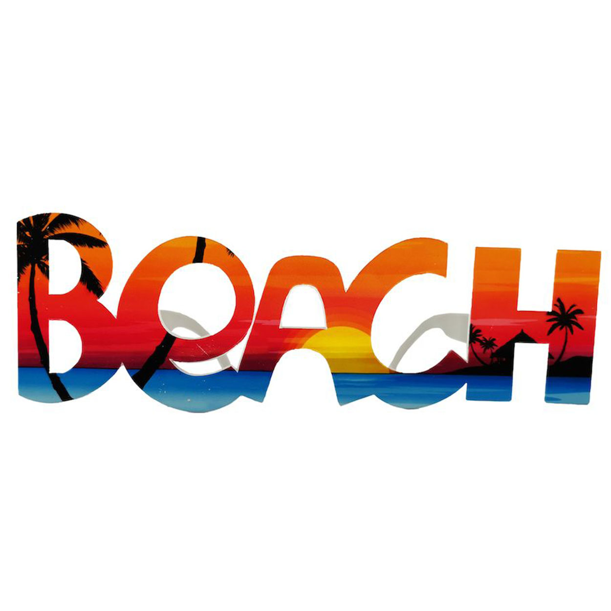 Beach Yazılı Parti Gözlüğü Yaza Merhaba Hawaii Show Gözlüğü 19x6 cm (5271)