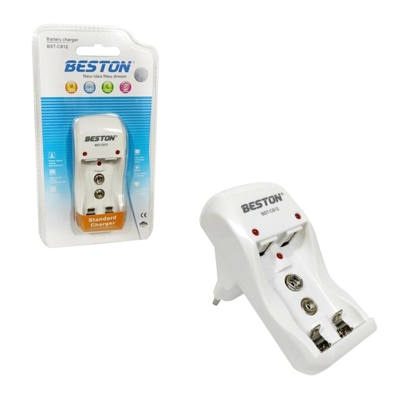 BESTON BST-C812 (2XAA-AAA*1X9V) PİL ŞARJ CİHAZI (5271) BESTON BST-C812 (2XAA-AAA*1X9V) PİL ŞARJ CİHAZI (5271)