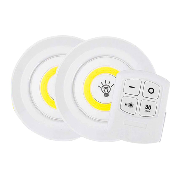 BEYAZ 150 LÜMEN COB LED YUVARLAK ÇİFT AMPÜL KUMANDALI (5271)