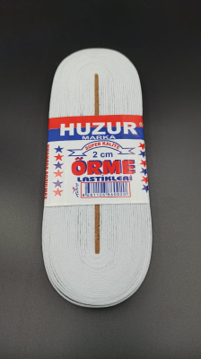 BEYAZ - 2CM PAÇA LASTİK YASSI GENİŞ 10MT (5271)