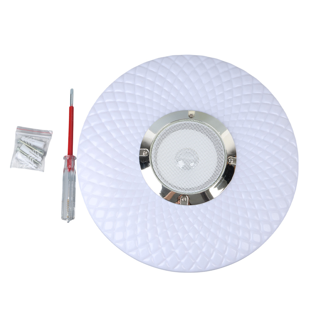BEYAZ 30*6 CM 24 WATT BLUETOOTH HOPARLÖRLÜ TAVAN AYDINLATMA (5271) BEYAZ 30*6 CM 24 WATT BLUETOOTH HOPARLÖRLÜ TAVAN AYDINLATMA (5271)