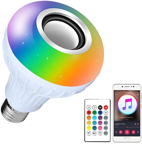 Bluetooth Hoparlör Akıllı Led Ampul Lamba (5271)