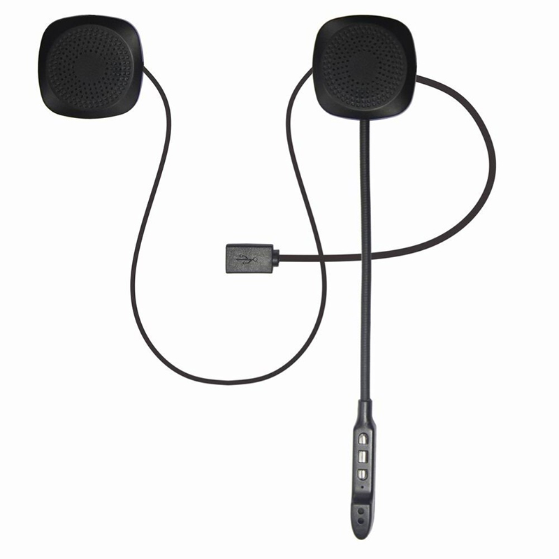 BLUETOOTHLU ŞARJLI KASK İÇİ MOTOSİKLET HOPARLÖR VE MİKROFON SETİ (5271)