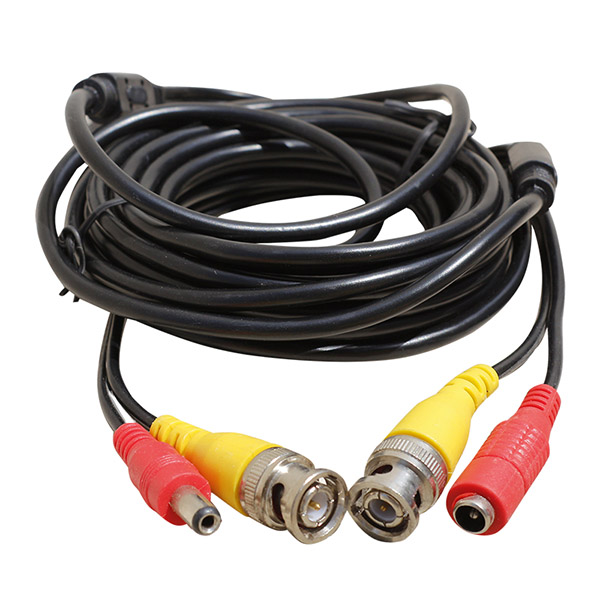 BNC-BNC KABLO+POWER KABLO DİŞİ-ERKEK JACKLI 15 METRE (5271)