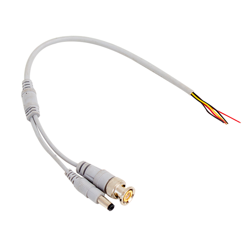 BNC GÜVENLİK KABLOSU   (BNC+POWER JACKLI 20 CM) (5271)