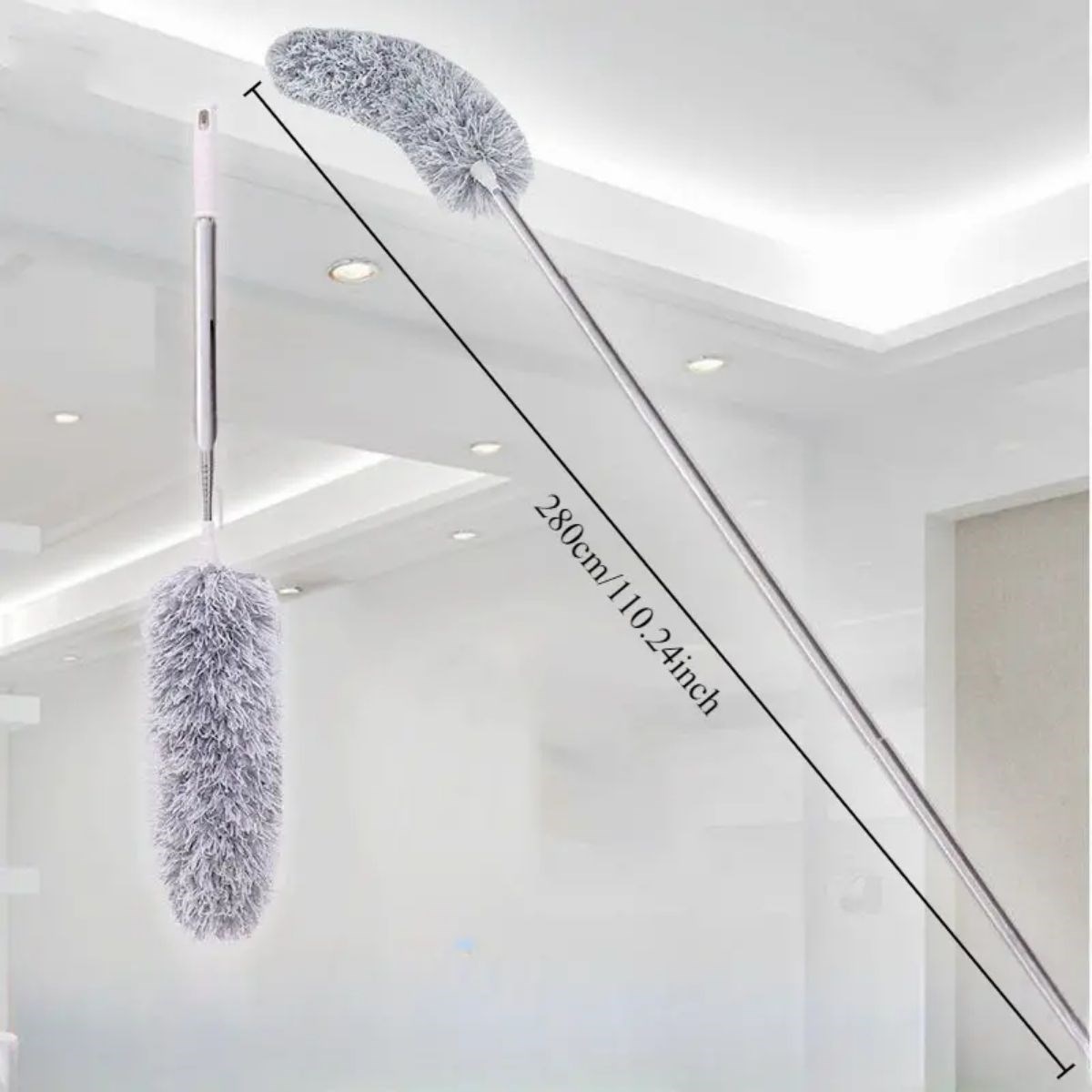 Teleskopik Bükülebilir Köşe Bucak Toz Alma Püskülü Dev Boy 280 cm (5271) Teleskopik Bükülebilir Köşe Bucak Toz Alma Püskülü Dev Boy 280 cm (5271)