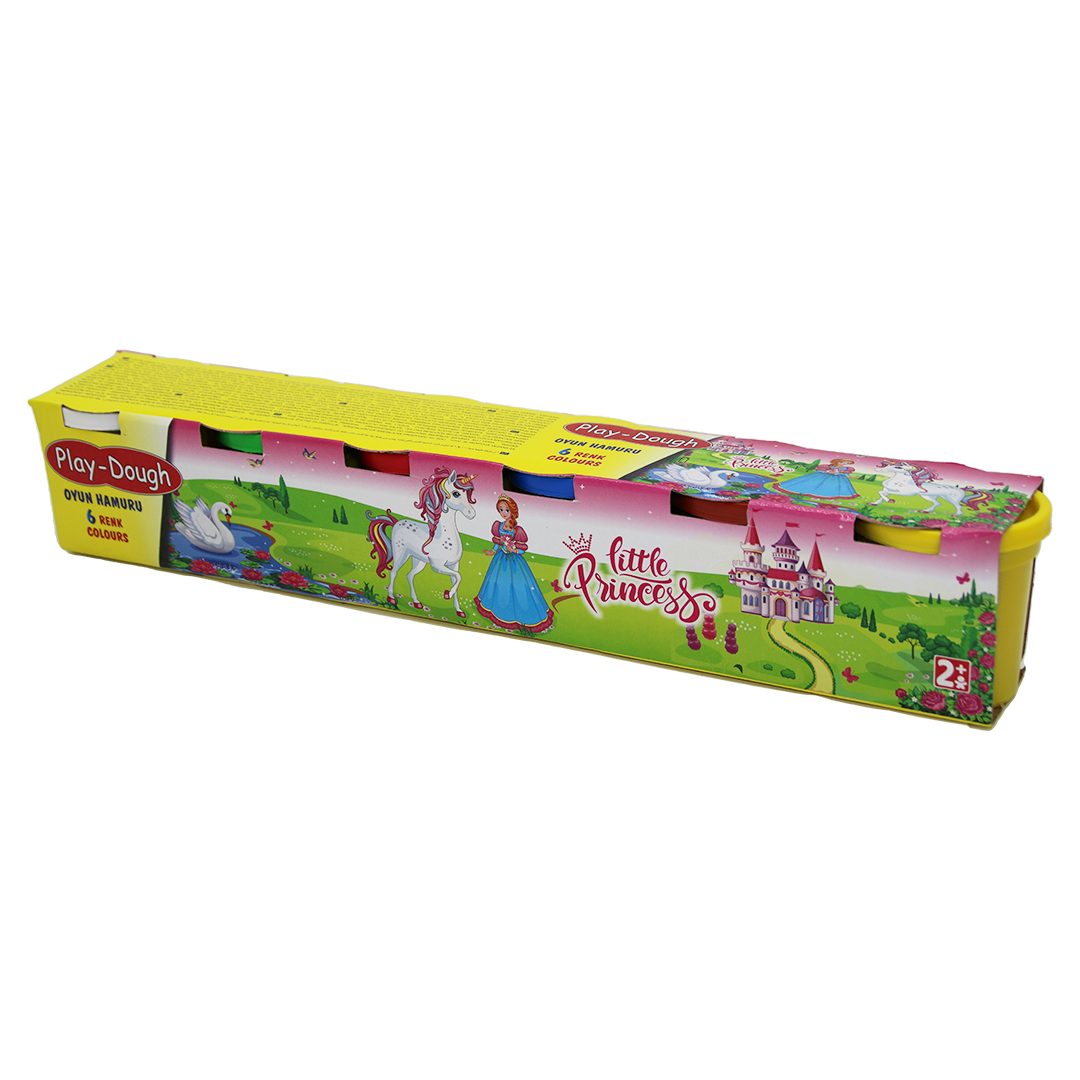 BÜYÜK 6 PARÇA  RENKLİ OYUN HAMURU (5271)