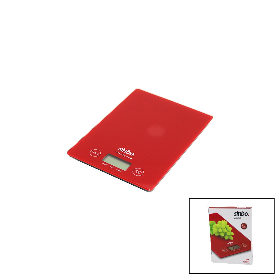 CAM  MUTFAK TARTISI TERAZİ  LCD EKRAN   5KG/1GR  PİLLİ=CR2032 GR/OZ/ML/IB ÖLÇÜM SKS-4519 (5271)