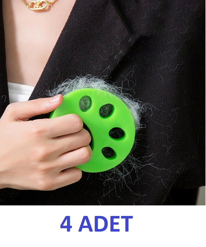Çamaşır Makinesi Ve Evcil Hayvanlar İçin Tüy Toplayıcı Yıkanabilir Aparat 4 Adet (5271)