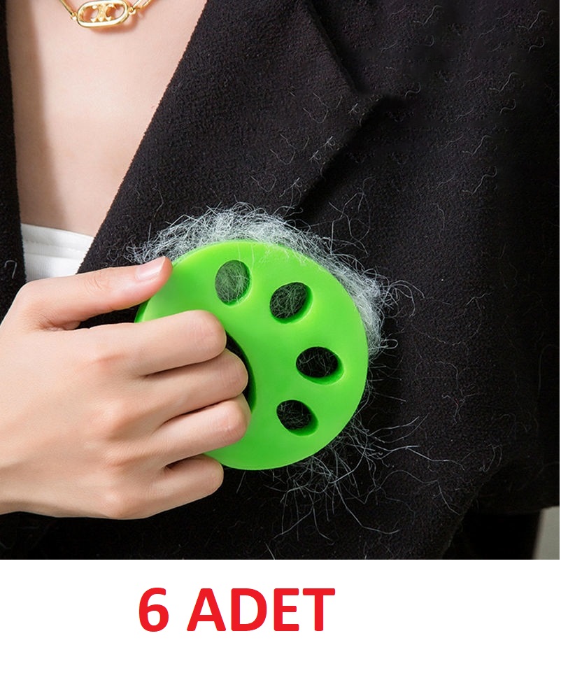 Çamaşır Makinesi Ve Evcil Hayvanlar İçin Tüy Toplayıcı Yıkanabilir Aparat 6 Adet (5271)