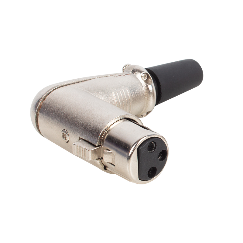 CANON FİŞ DİŞİ 90 DERECE L TİP XLR JACK FİŞ (5271)