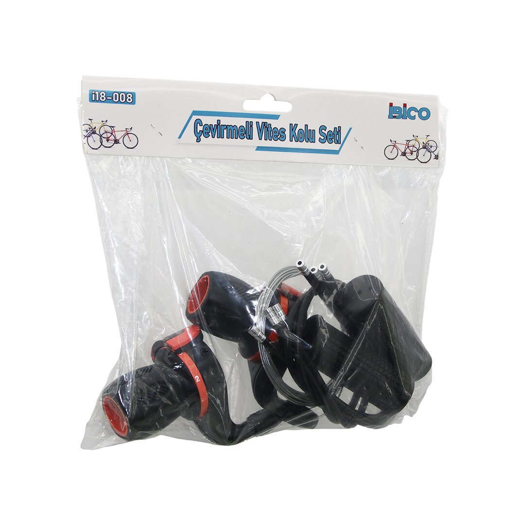 ÇEVİRMELİ BİSİKLET VİTES KOLU SETİ 2PCS VİTES KOLU - 2PCS ELCİK - TEL - TEL KORUYUCU KANAL KABLO (5271)
