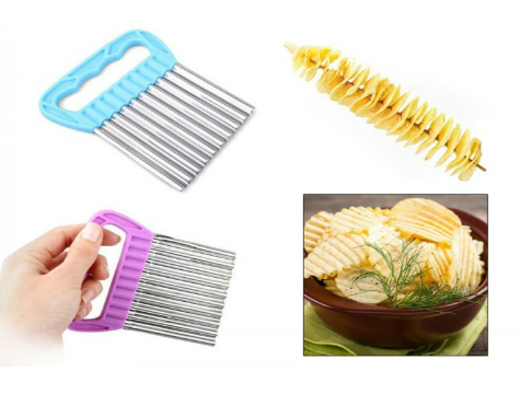 Chips Chopper Şekilli Sebze ve Meyve Dilimleyici (5271)