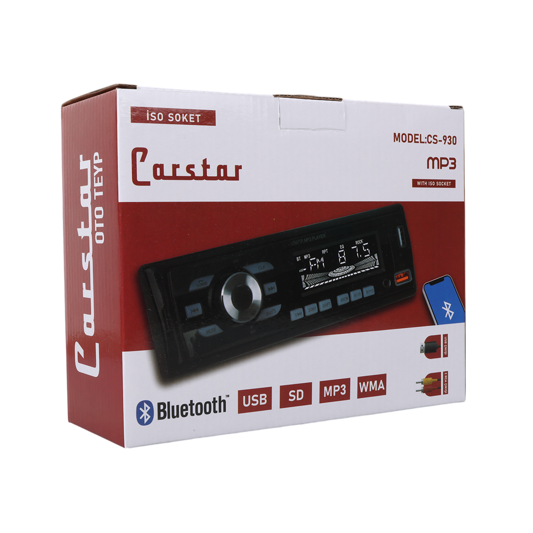 ÇİFT USB/SD/FM/AUX/BLUETOOTH KUMANDALI OTO TEYP 4X60 WATT CS-930 (5271) ÇİFT USB/SD/FM/AUX/BLUETOOTH KUMANDALI OTO TEYP 4X60 WATT CS-930 (5271)
