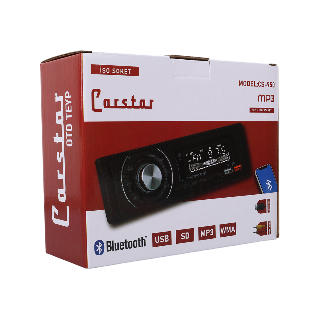 ÇİFT USB/SD/FM/AUX/BLUETOOTH KUMANDALI OTO TEYP 4X60 WATT CS-950 (5271) ÇİFT USB/SD/FM/AUX/BLUETOOTH KUMANDALI OTO TEYP 4X60 WATT CS-950 (5271)