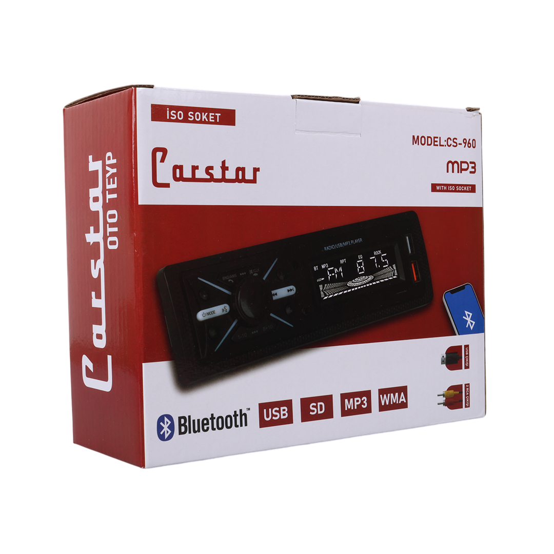 ÇİFT USB/SD/FM/AUX/BLUETOOTH KUMANDALI OTO TEYP 4X60 WATT CS-960 (5271) ÇİFT USB/SD/FM/AUX/BLUETOOTH KUMANDALI OTO TEYP 4X60 WATT CS-960 (5271)