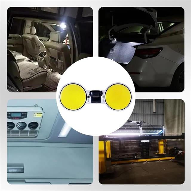 Cob Led Araç Tavan - Bagaj Aydınlatma DC10-48 Volt (2Li Paket) (5271)