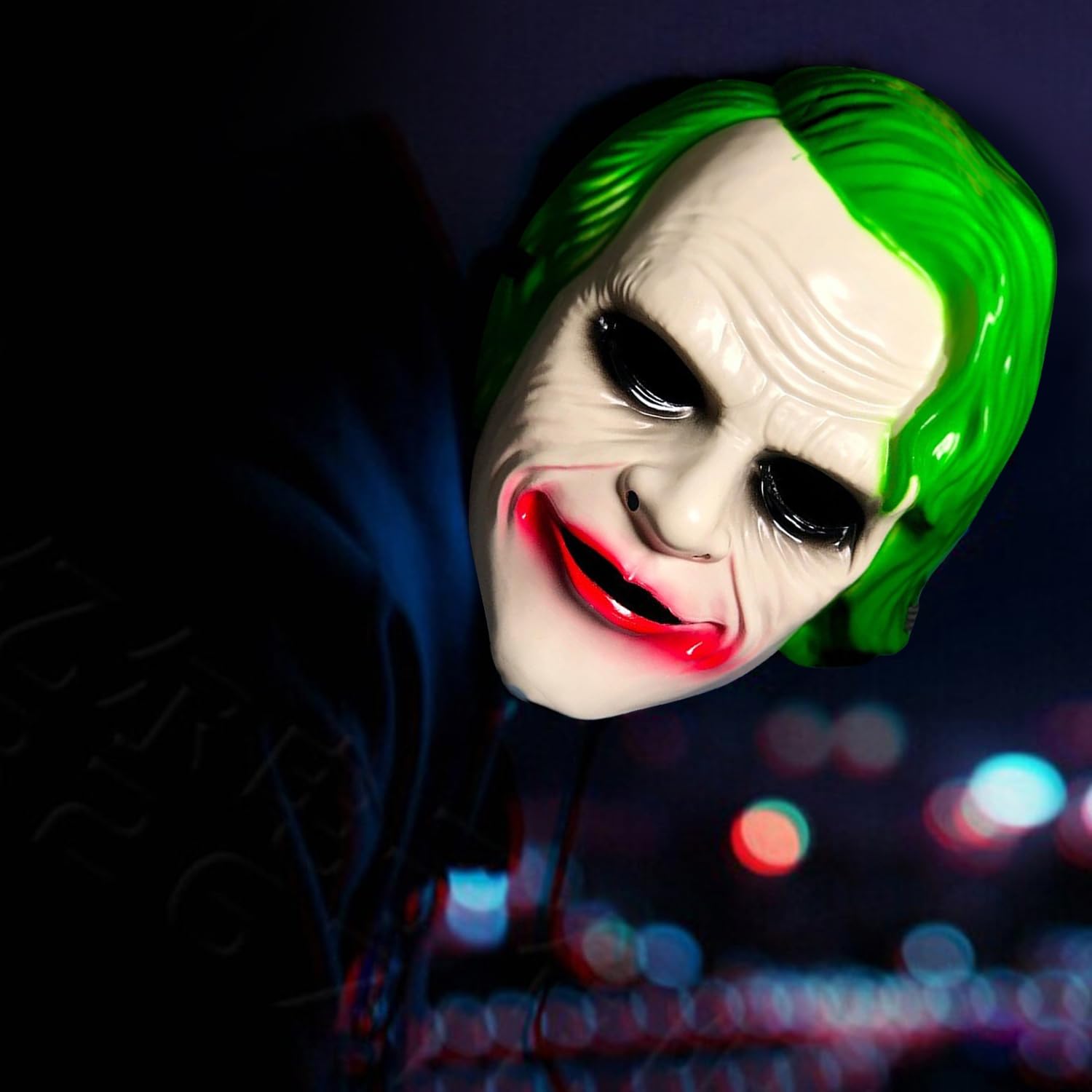The Dark Knight Joker Maskesi Yeşil (5271)