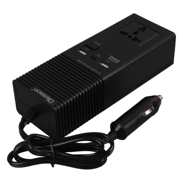 DC 12-24V 200W Oto Araç Power İnverter Ek Çakmak Girişi - TYPE-C - Çift USB - 220V Üniversal Priz (5271) DC 12-24V 200W Oto Araç Power İnverter Ek Çakmak Girişi - TYPE-C - Çift USB - 220V Üniversal Priz (5271)