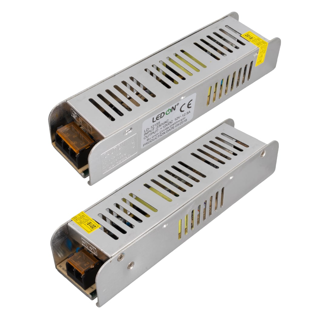 DC 12V-12.5A SLİM METAL KASA ADAPTÖR (5271)