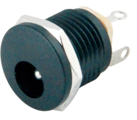 DC JAK 2.5MM SOMUNLU Ø12MM (IC-258) (5271)