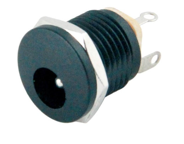 DC ŞASE 2.1MM YUVARLAK SOMUNLU (IC-257A) (5271)