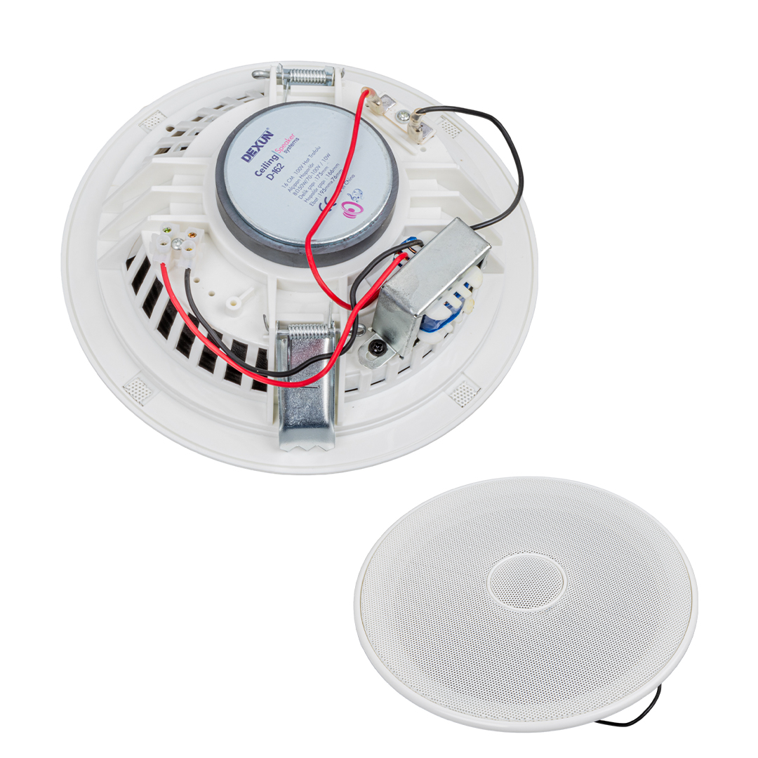 DEXUN D-162 16CM 100V MAX 50W RMS 10W HAT TRAFOLU ALÇIPAN HOPARLÖR (TWEETERLİ) (5271)