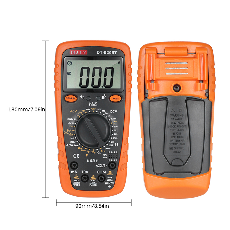 DIGITAL ÖLÇÜ ALETİ (NJTY-9205T) (5271)