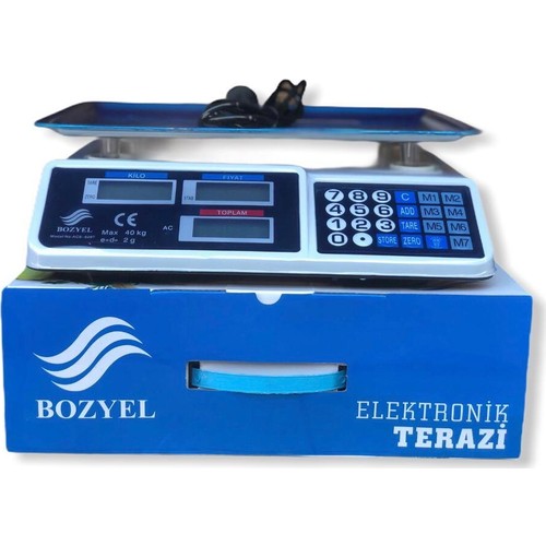 Dijital Göstergeli Elektronik Bakkal Kasap Manav Terazisi 40 Kg (5271) Dijital Göstergeli Elektronik Bakkal Kasap Manav Terazisi 40 Kg (5271)