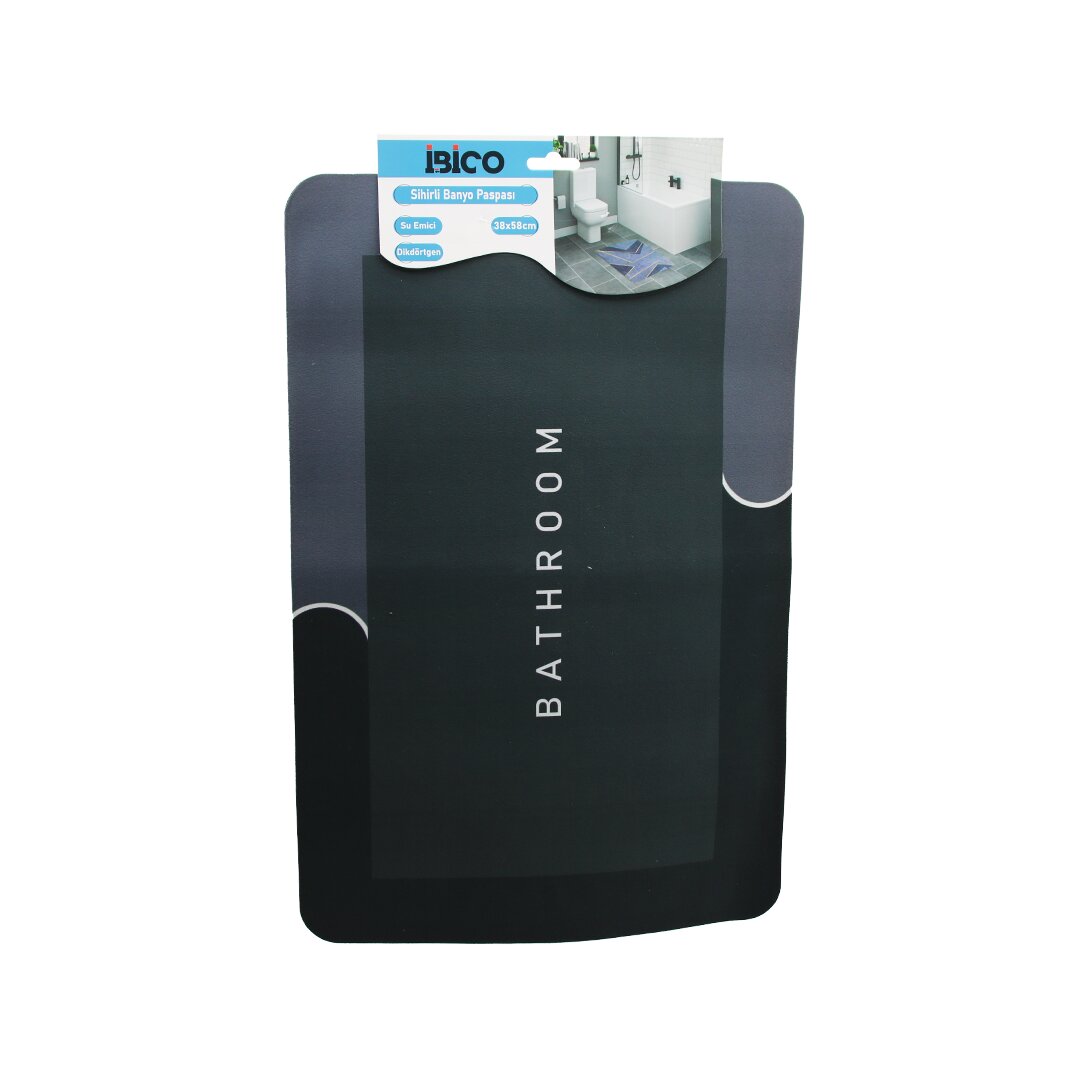 DİKDÖRTGEN   38X58CM   SU EMİCİ - SİHİRLİ  BANYO PASPASI  ELASTİK (5271)