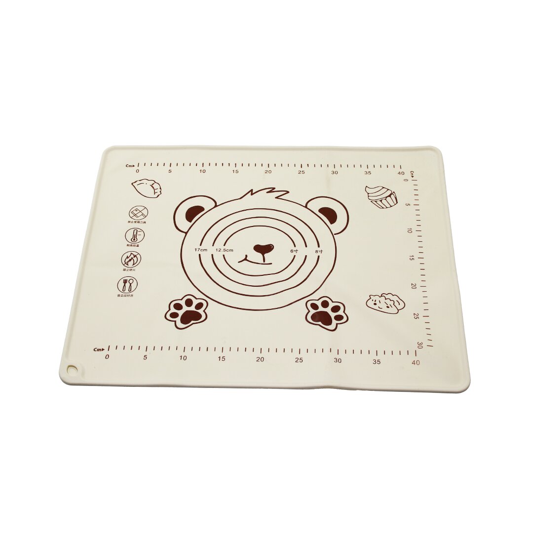 DİKDÖRTGEN  40X50CM  RENKLİ SİLİKON  HAMUR MATI  ÖLÇEK ÇİZİMLİ   240GR (5271)
