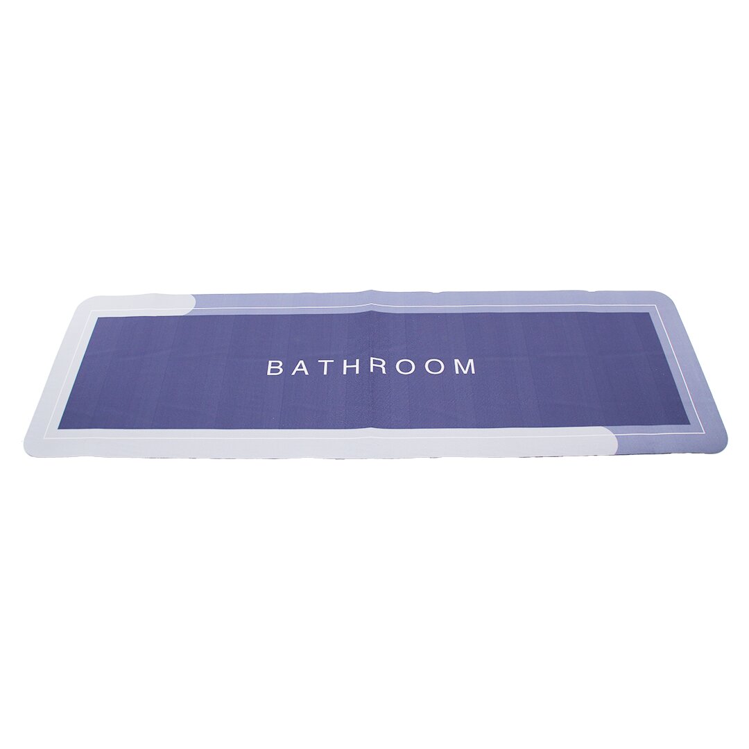 DİKDÖRTGEN  DÜZ RENKLİ SU EMİCİ - SİHİRLİ  BANYO PASPASI  ELASTİK  116 X 37.5CM (5271)