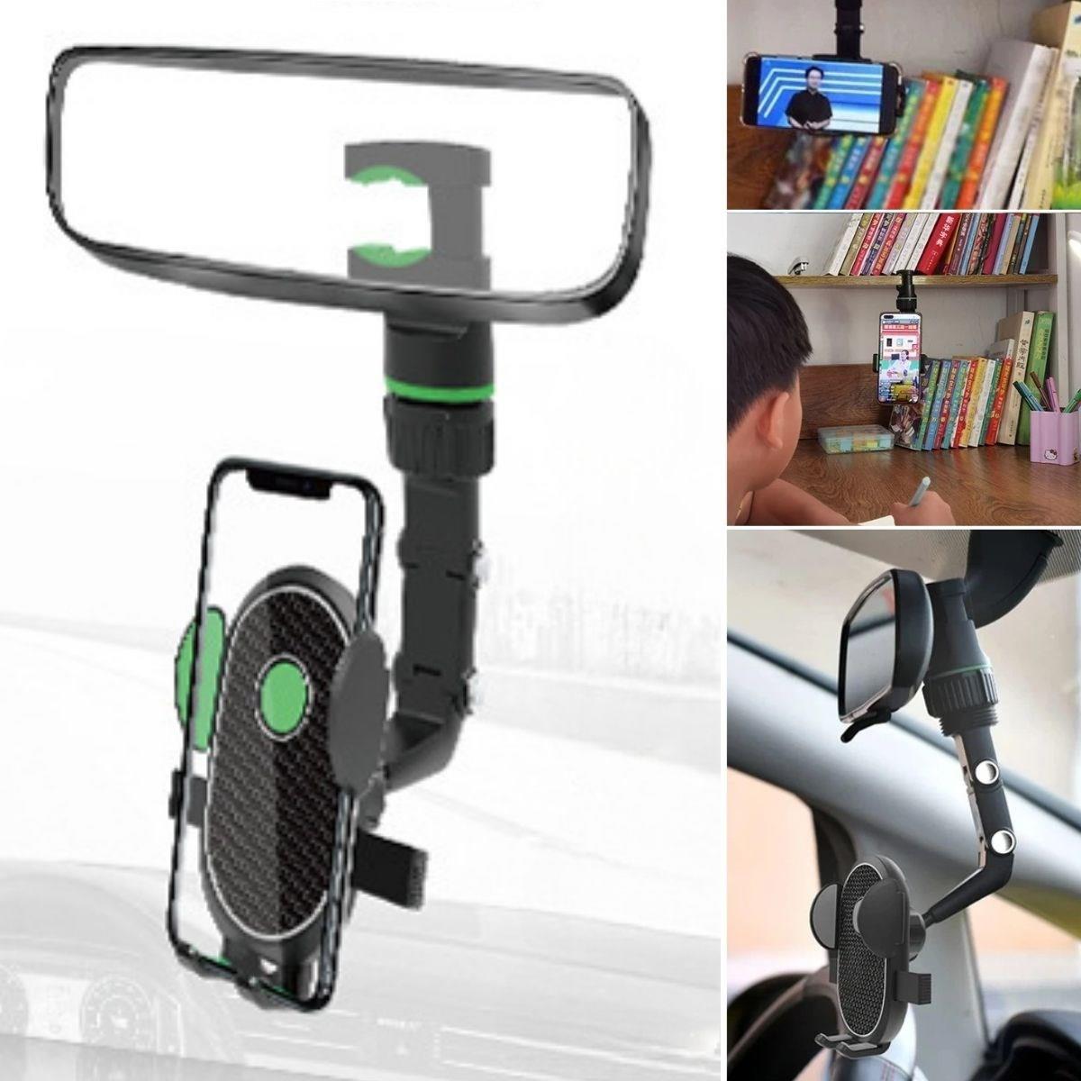 Dikiz Aynasına Takılabilen Eklemli Telefon Tutucu Aparat (5271)