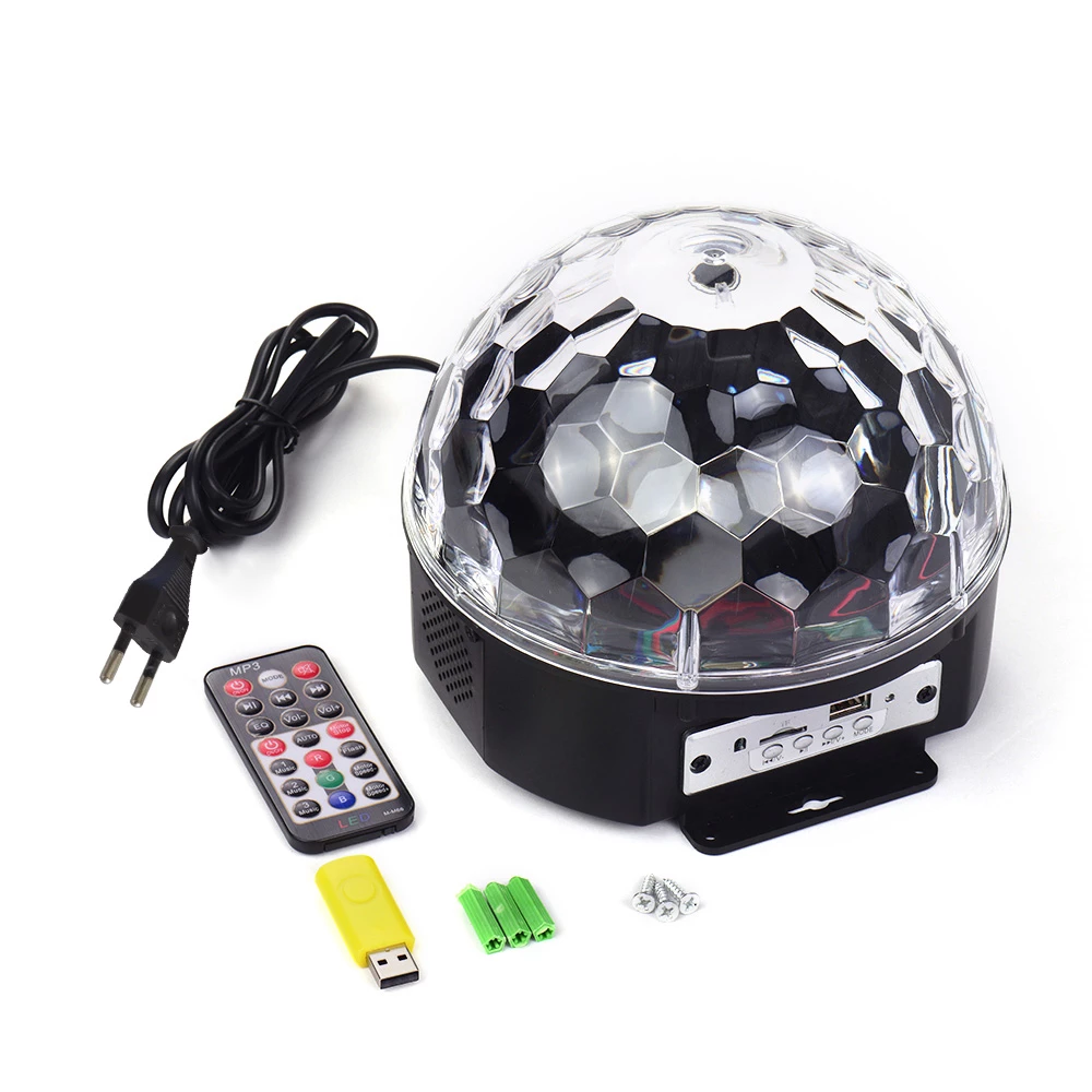 Disko Topu Bluetooth Kumandalı Led Kristal (5271)