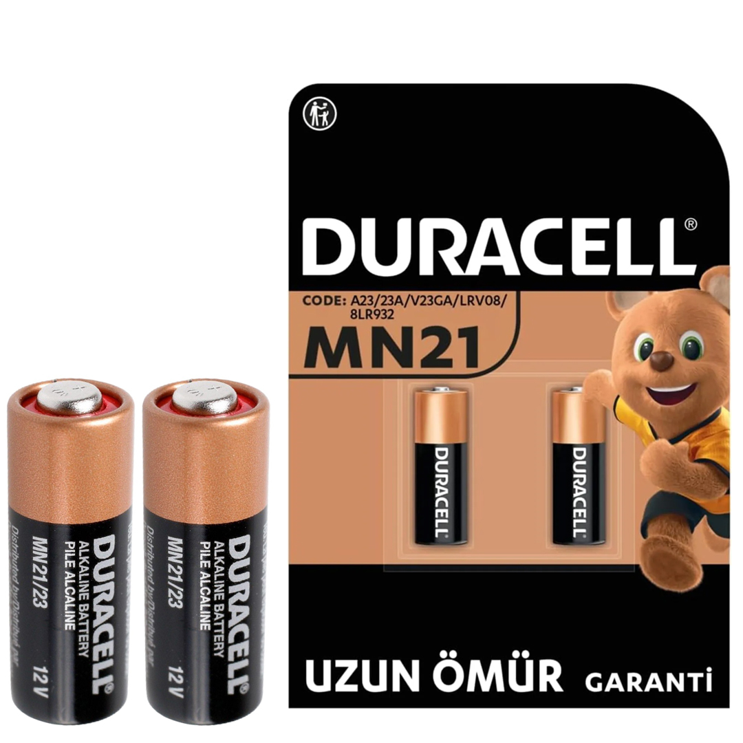 DURACELL 23A LİTYUM MN21 ALARM PİLİ (2Lİ PAKET) (5271)