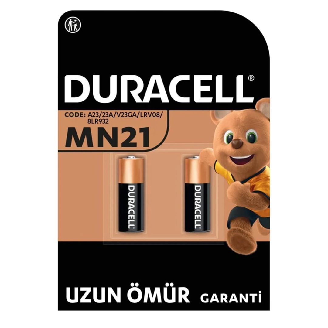 DURACELL 23A LİTYUM MN21 ALARM PİLİ (2Lİ PAKET) (5271)