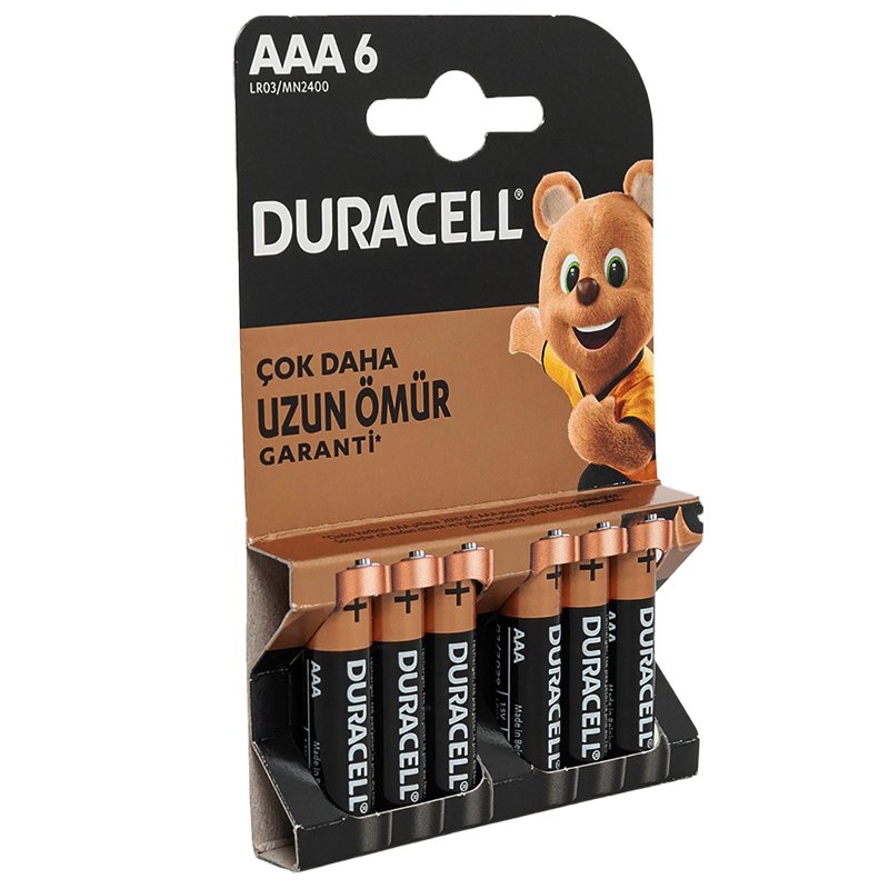 DURACELL AAA İNCE PİL (6LI) PAKET FİYAT (5271) DURACELL AAA İNCE PİL (6LI) PAKET FİYAT (5271)