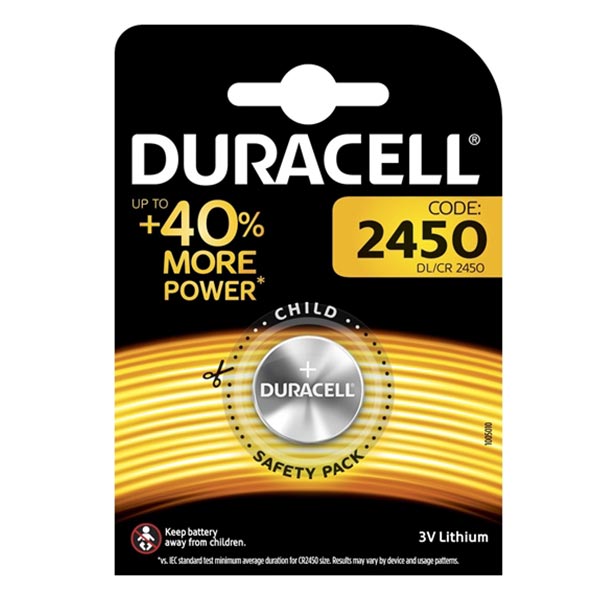 DURACELL CR2450 LİT. PİL TEK FİYAT (5271)