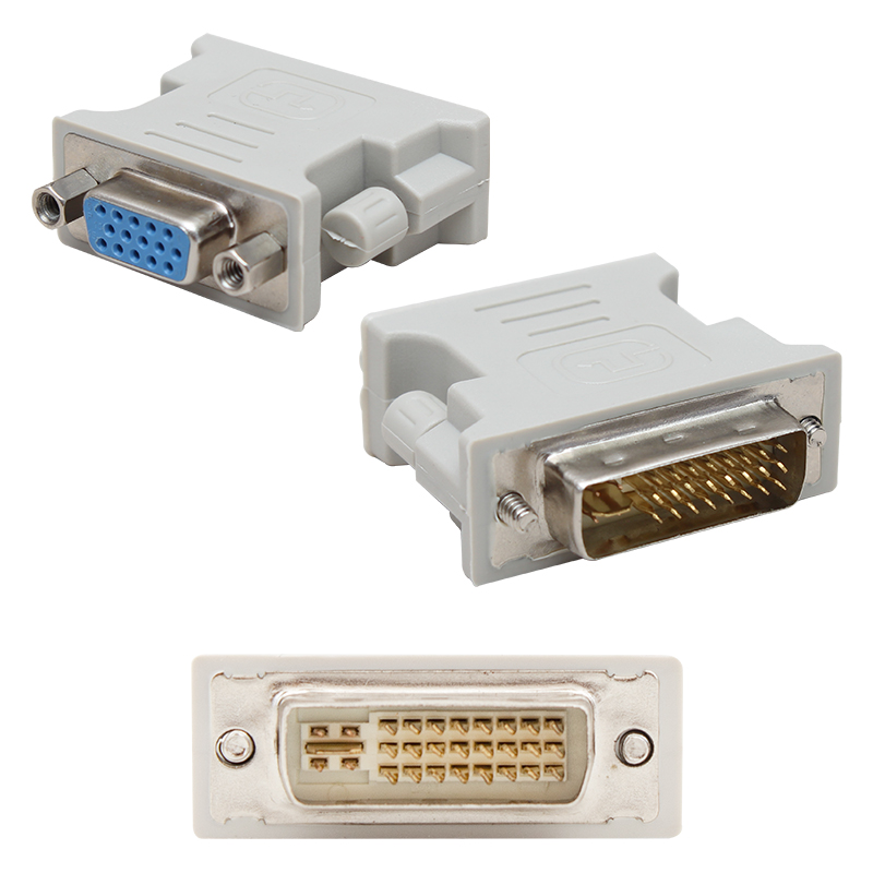 DVI TO VGA DÖNÜŞTÜRÜCÜ (DVI ERKEK VGA DİŞİ) DVI 24+5 PİN (5271)
