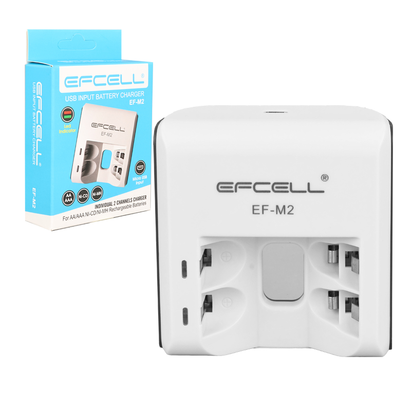EFCELL M2 AA/AAA 2Lİ PİL ŞARJ CİHAZI (5271)