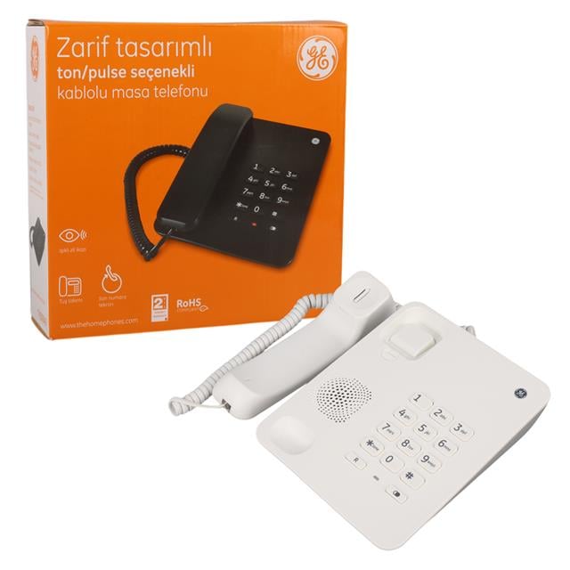 Ekransız Beyaz Masaüstü Telefon TK-30043 (5271) Ekransız Beyaz Masaüstü Telefon TK-30043 (5271)